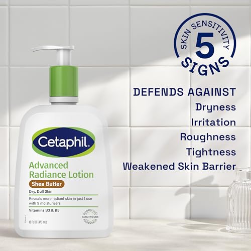 Cetaphil Body Lotion, Advanced Relief Lotion with Shea Butter for Dry, Sensitive Skin, 16 oz Pack of 2, Fragrance Free, Hypoallergenic, Non-Comedogenic