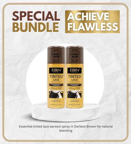 EBIN NEW YORK Lace Tint Spray 2.7oz – 2 Pack Bundle