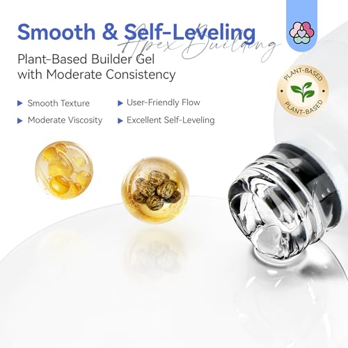 SAVILAND 8-in-1 Clear Builder Nail Gel for Extensions & Strengthening