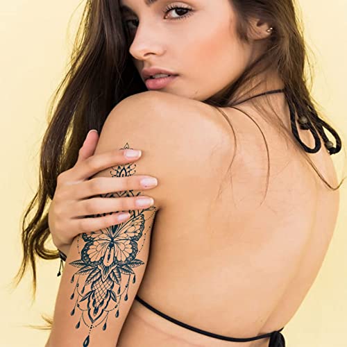 Aresvns Henna Temporary Tattoos - Waterproof, 2-3 Week Lasting