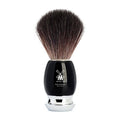 M?HLE VIVO Black Fibre Shaving Brush - Creates Rich Lather of Soap or Cream