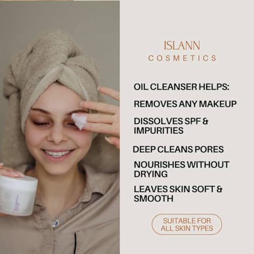 ISLANN Melting Cleansing Balm 3.38oz - Oil Cleanser & Makeup Remover