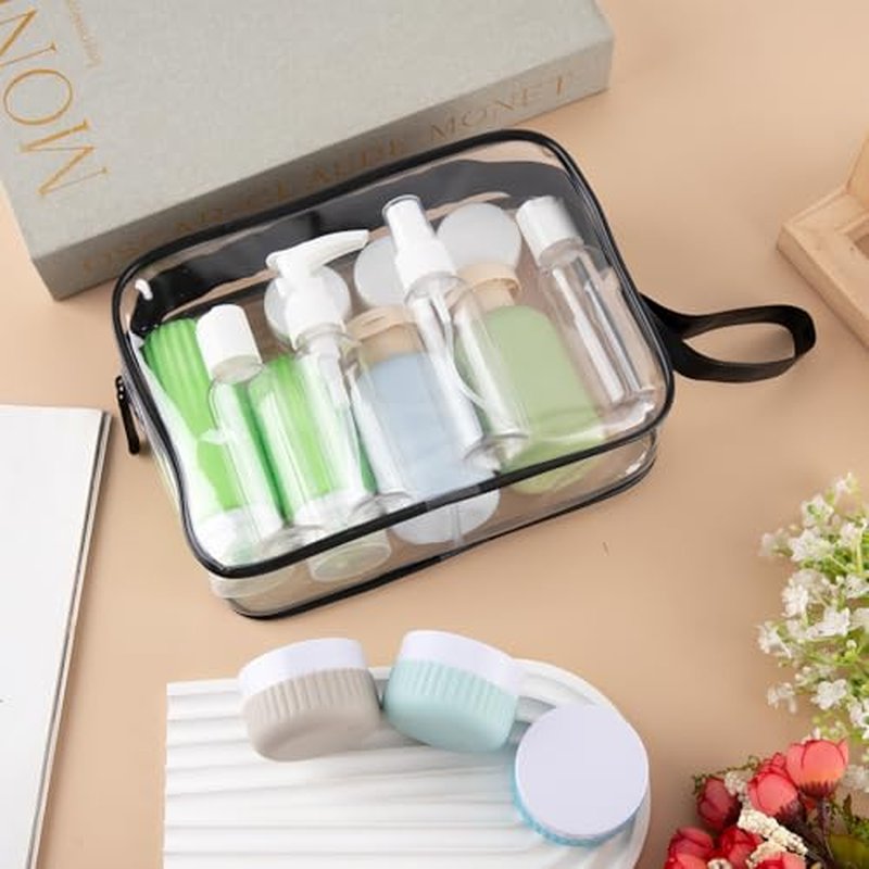 25-Pack Travel Toiletry Bottles Set - TSA Approved Leak-Proof Kit
