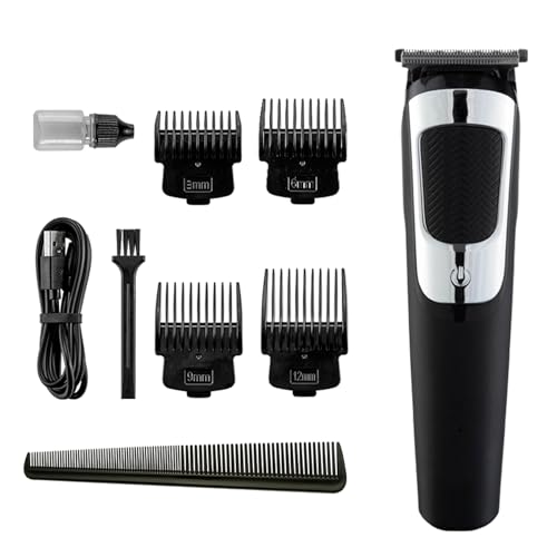 Professional Hair Trimmer for Men - Rechargeable Electric Hair Clipper Set for Home & Salon Use, Easy to Use Men's Grooming Kit with Precision Blades