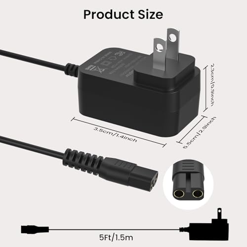 4.5V Charger Compatible with BaByliss GOLDFX Hair Clippers Power Adapter, Fit for BaByliss PRO FX870 FX788 FX787 FX825 FX820 FX726 FXSSM Trimmer