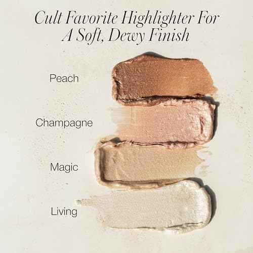 RMS Beauty Luminizer ? Natural Cream Highlighter, Lightweight Radiance Enhancer, Buildable Glow for Face & Body, Hydrating, 0.35 oz