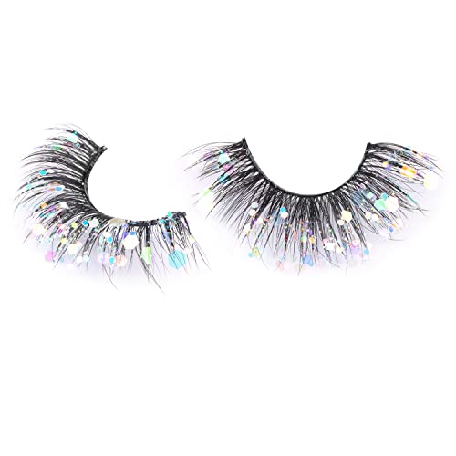 Kiromiro Glitter False Lashes Cat Eye 7 Pairs