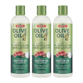 ORS Olive Oil Incredibly Rich Moisturizing Hair Lotion with Castor Oil for Strengthening 12.5 Ounces (Pack of 3)
