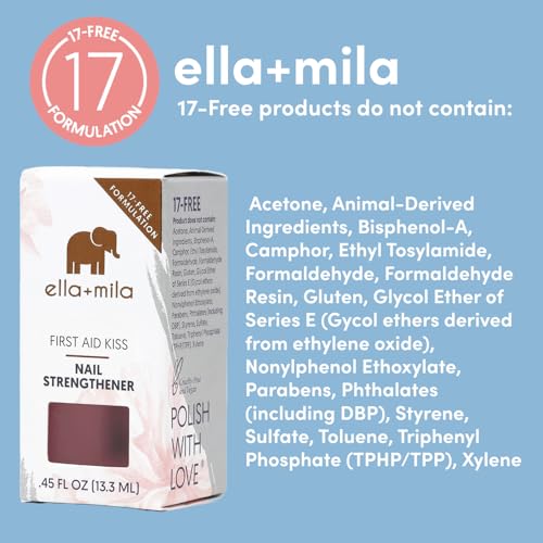 ella+mila First Aid Kiss Nail Strengthener & Hardener