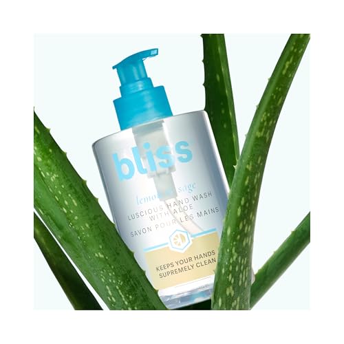 Bliss Lemon & Sage Hand Wash 2 Pack - Hydrating Aloe & Coconut Oil, Gently Cleanses, 12.14 fl oz