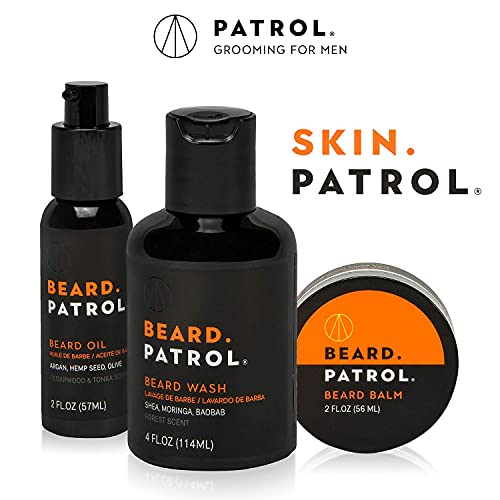 Beard Patrol Beard Wash Cleanser and Conditioner in One Softens With All Natural Oils - Sulfate-Free, Paraben-Free