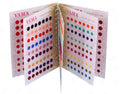 VAMA Premium Velvet Bindi Book - 504 Multicolor Medium Bindis