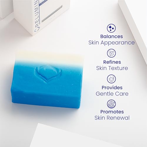 Relumins Advance Intensive Skin Repair Soap with TA Stem Cell, Rejuvenation, Body Soap Self-Care Bar, and Licorice for Softer, Smooth Skin with Free Net, 135g x 10 Bars
