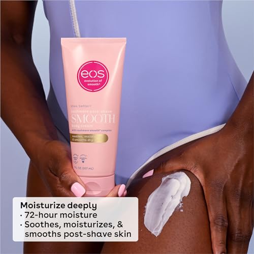 eos Vanilla Cashmere Skin Collection 3-Step Bundle - Pre-Shave Scrub,