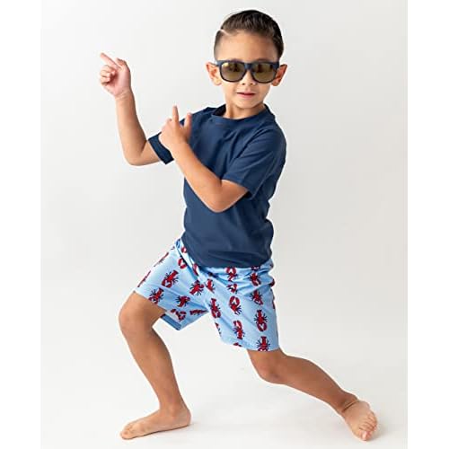 RUGGEDBUTTS Boys UPF50+ Sun Protection Animal Swim Trunks