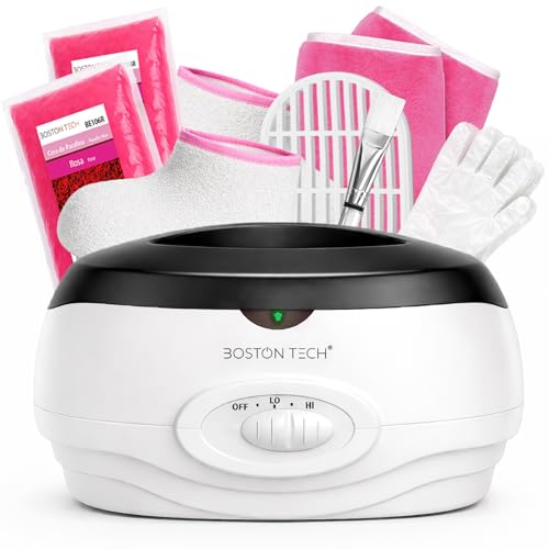 Boston Tech 3000ml Paraffin Wax Warmer Bath Kit for Hands, Feet & Elbows