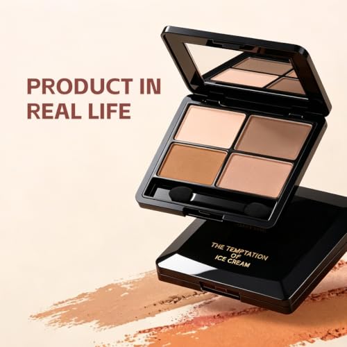 Neutral Matte 4-Color Eyeshadow Palette - Natural Everyday Makeup