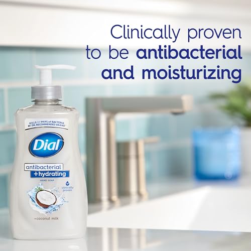 Dial Antibacterial Hydrating Coconut Milk Hand Soap 11oz - Pack of 4