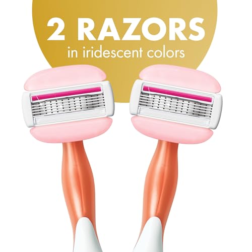 BIC Soleil 5 Glide Women's Disposable Razors - 2-Pack with 5 Blades