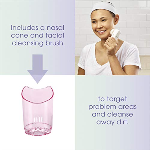 True Glow Facial Steamer with Cleansing Brush Spa System