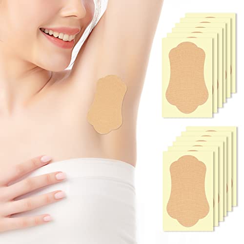 Invisible Underarm Sweat Pads – 28 Self-Adhesive Cotton Absorbent Stickers for Men & Women