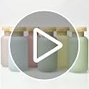 Leak Proof Travel Shampoo Bottles - 3.4oz Reusable Containers (4Pcs)