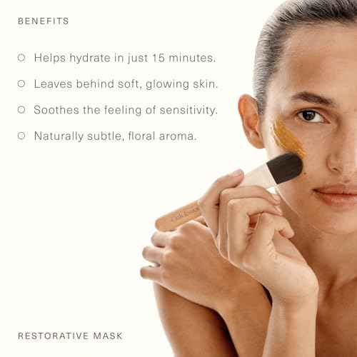 Oak Essentials Restorative Mask | Organic Honey Face Mask | Helps Hydrate, Calm & Nourish Dry, Irritation-Prone Skin, 1.9 Oz