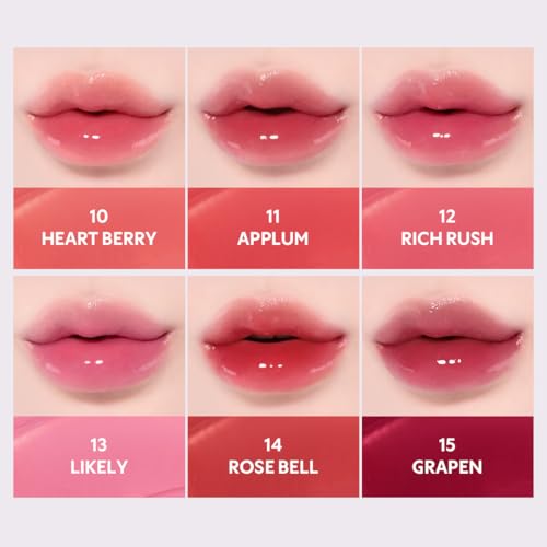 TIRTIR Waterism Tinted Lip Gloss #01 Mauve Rose, 12H Long-Lasting