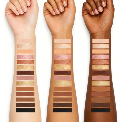 Erinde 14-Color Eyeshadow Palette with Brush – Matte & Shimmer