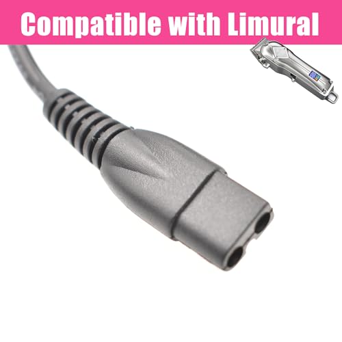 Replacement Charger for Limural Hair Clippers, Trimmer Charger Cord Compatible with Limural Electric Shavers for Men, USB Charging Cable Power Cord Supply Adapter