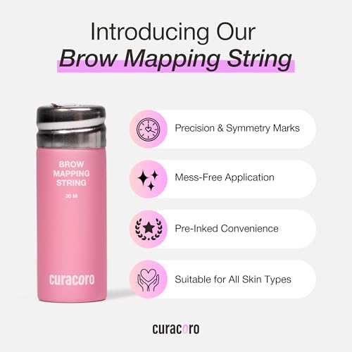 Curacoro Brow Mapping String 30m - Pre-Inked Eyebrow Thread