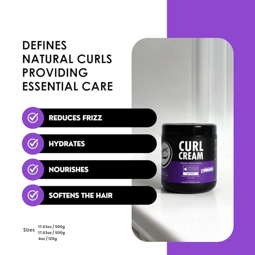 Rolda Curl Cream for Men - Anti Frizz & Defining, 17.6 oz