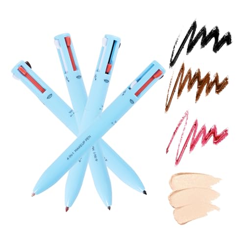 4-in-1 Makeup Pen - Eyeliner, Eyebrow, Lip Liner & Highlighter