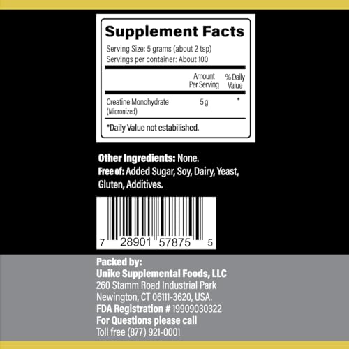 Micronized Creatine Monohydrate Powder 500g