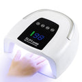 Cordless Nail Lamp 200W Rechargeable UV Light for Gel Nails LED Nail Dryer with 3 Timer Modes Perfect for Salon and Home Use Portable Cordless Design Continuous Use Up to 4-5 Hours (S20 Max)