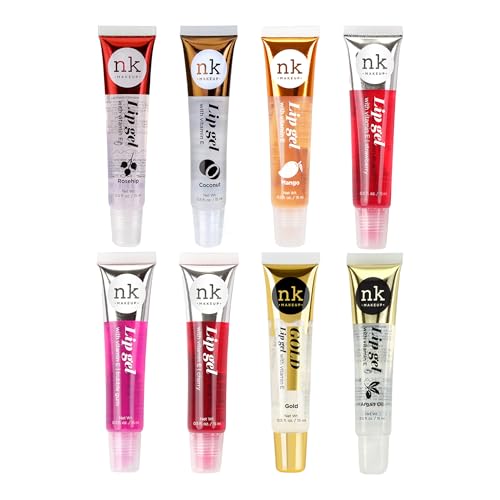 NICKA K NEW YORK Lip Gel, Hydrating, Lightweight, Glides on Effortlessly, Non Sticky Finish Lip Gel Colors