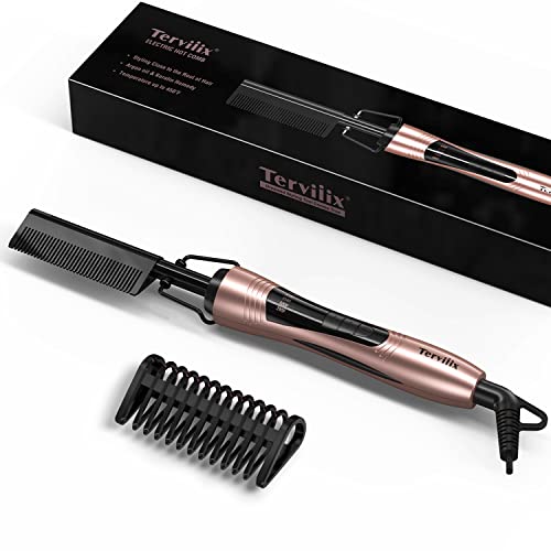 Terviiix Electric Hot Comb for Wigs & Natural Hair
