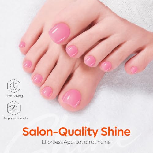 Modelones Nail Strengthener & Growth Polish A4-Jelly Orchid Pink for Damaged Nails
