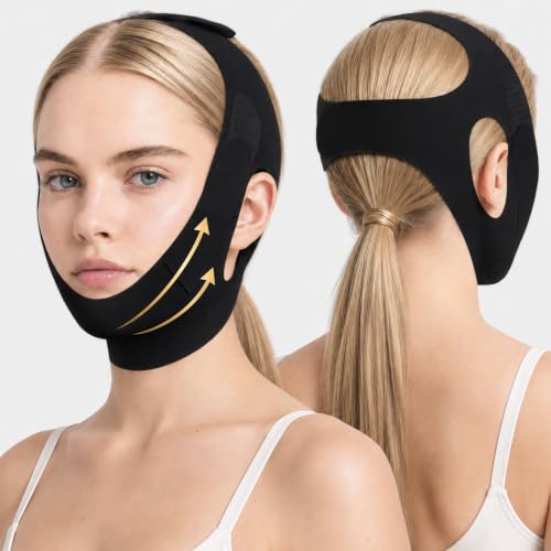 Reusable Chin Strap for Double Chin Lift, V-Line Jawline Support