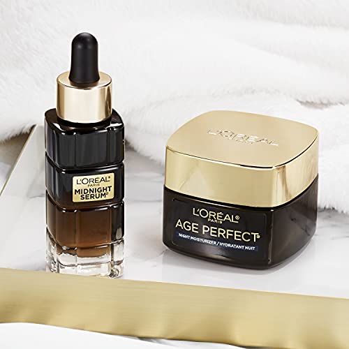 L'Oreal Paris Age Perfect Cell Renewal Anti-Aging, Anti-Wrinkle Night Moisturizer with Antioxidants 1.7 oz