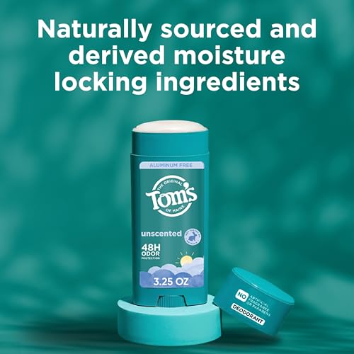 Aluminum-Free Unscented Natural Deodorant - 2 Pack, 3.25 oz Each