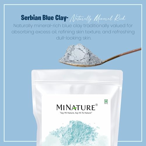 minature Serbian 227g (8oz) |Cambrian Clay for Face, Body & Hair Care|Face Masks & Hair Masks | Blue Powder