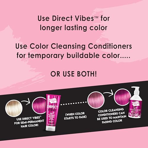 Color Lux Semi-Permanent Hair Color Magenta 8oz - Vibrant, Long-Lasting Dye