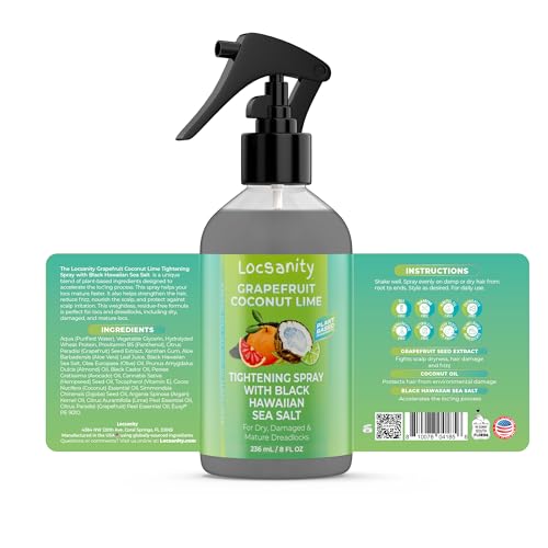 Locsanity Grapefruit Coconut Lime Compete Loccare Bundle - Locs Sisterlock Dreadlocks Microlocks Dreads