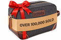 emissary Men's Canvas Dopp Kit - Water-Resistant Travel Toiletry Bag