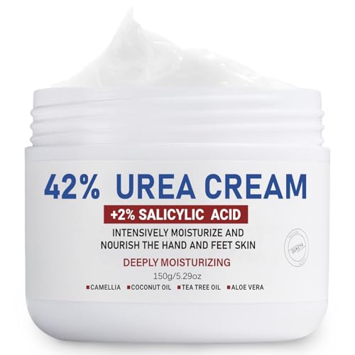 OUKEYA Urea Cream 42% - Exfoliating Foot & Heel Cream, 5.29oz