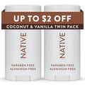 Native Deodorant 72-Hour Odor Control, Aluminum Free 2.3 oz