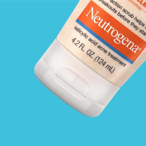 Neutrogena Oil-Free Acne Face Scrub Unscented 4.2 oz - Salicylic Acid Treatment