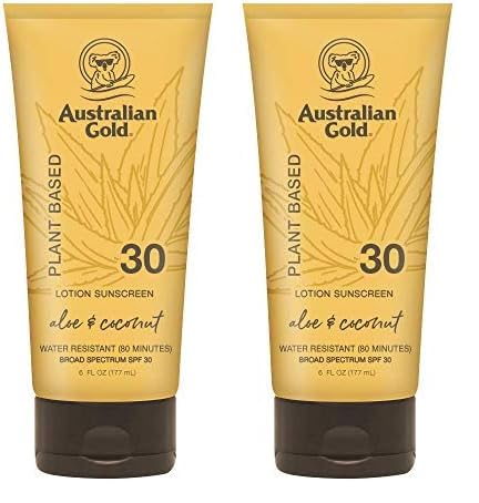 Australian Gold Plant Based Spf 30 Lotion, 6 ounces (Pack of 2)