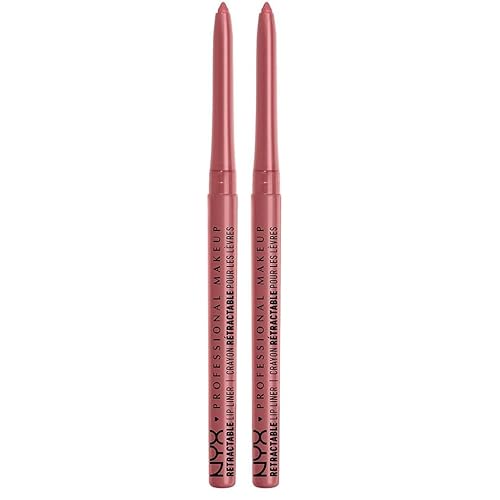 NYX PROFESSIONAL MAKEUP Mechanical Lip Liner Pencil, Nude Pink (Pack of 2)